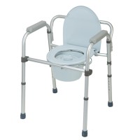 Medical foldable commode chair for disable people