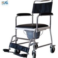 Cheap Factory Price Steel Portable Toilet Commode Medical Potty Chair